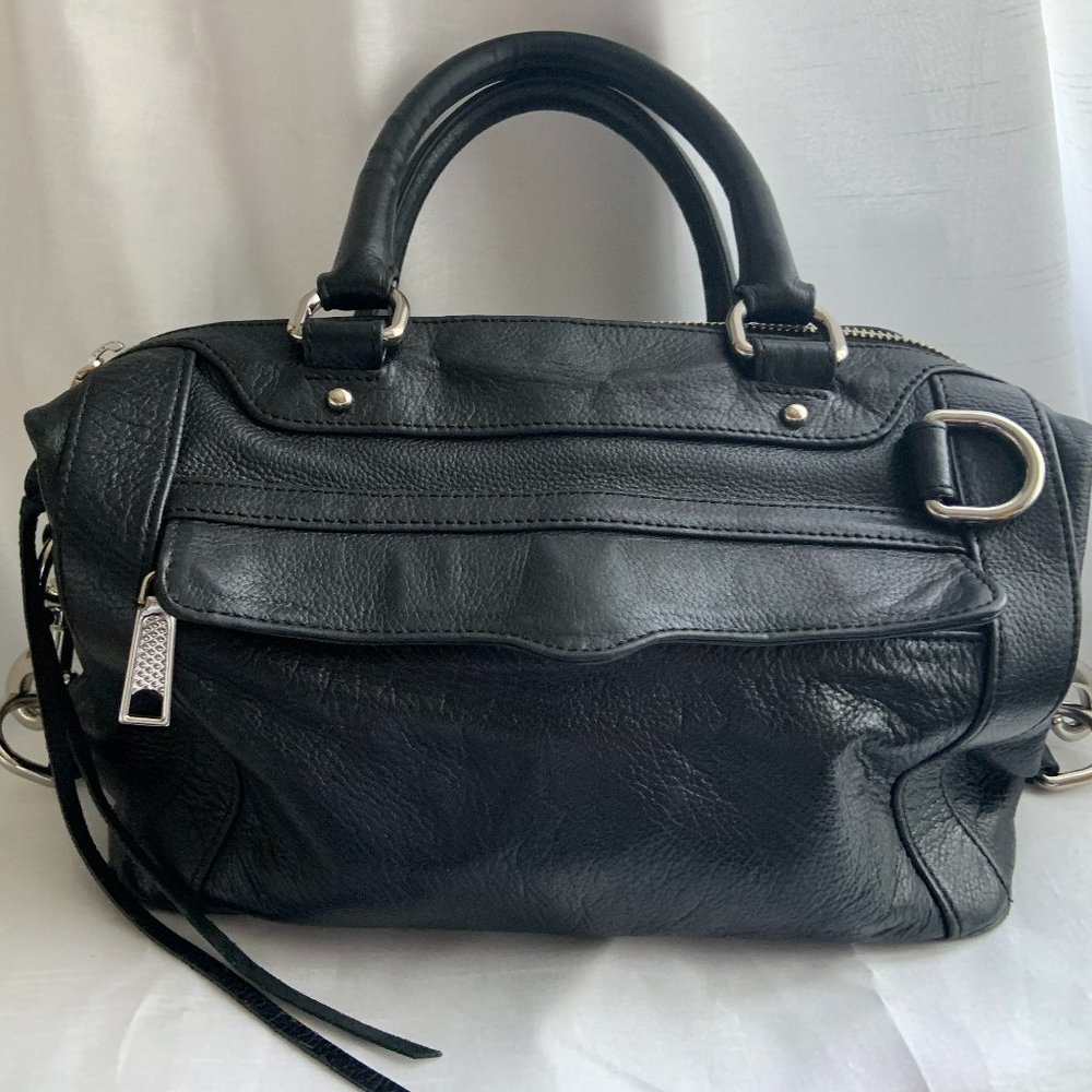 Rebecca Minkoff Black 'Mini MAB' Satchel Handbag